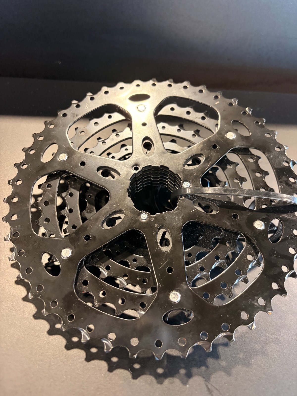 microSHIFT ADVENT Cassette – 9 Speed, 11-46T, ED Black, Hardened Steel Cogs