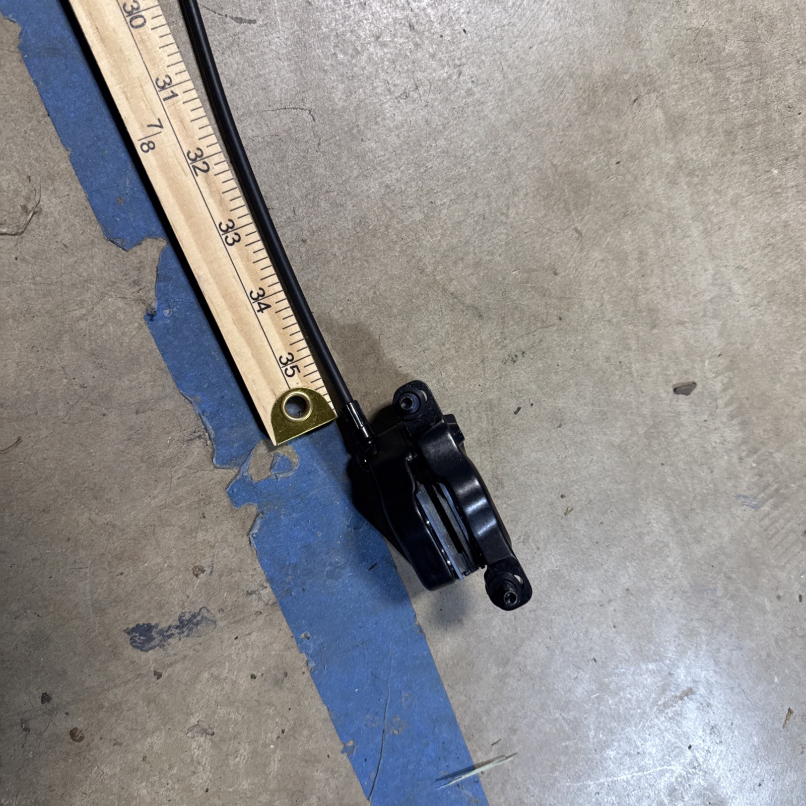 TRP Slate Evo Hydraulic Disc Brake (Front Left) — Post Mount with 203mm Rotor