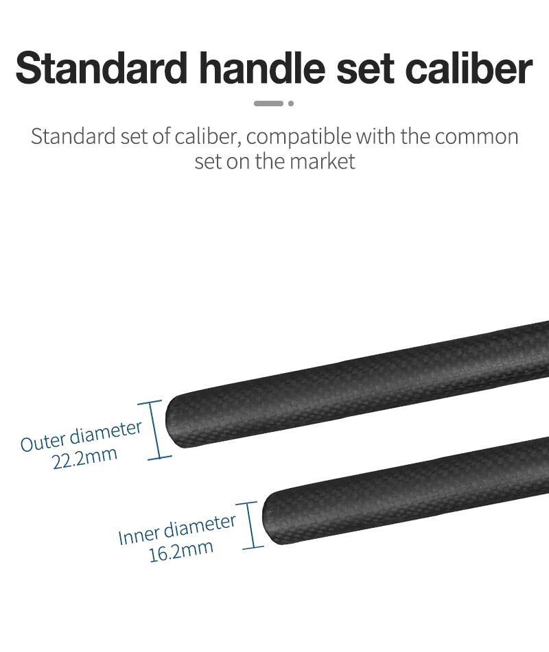 3K Matte Mountain Bike Carbon Fiber Handlebar 31.8 *680/700/720/740/760mm
