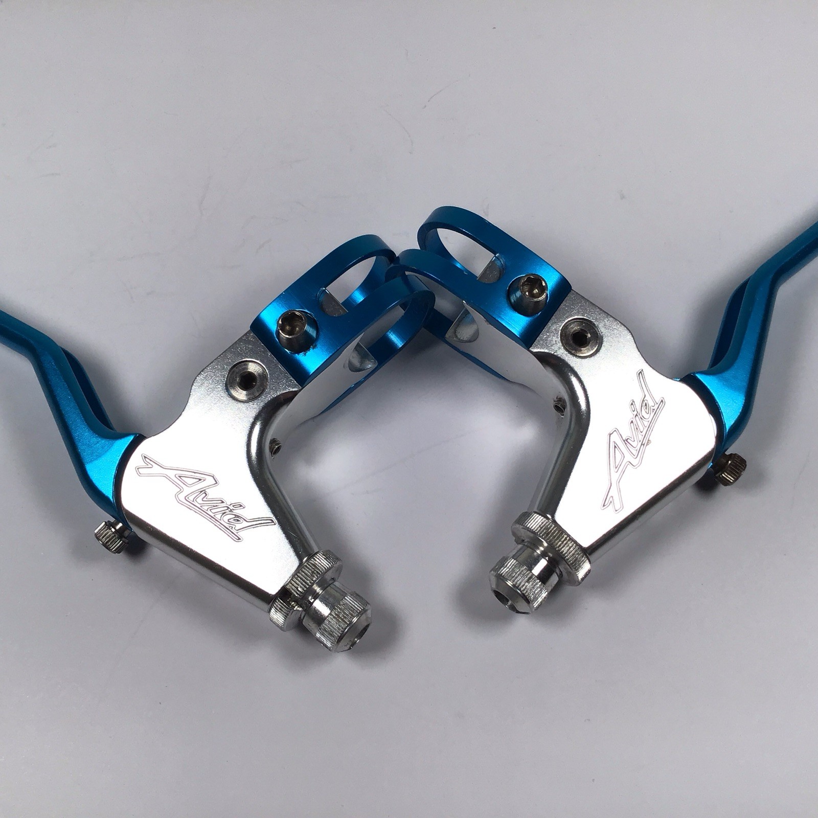 Avid Speed Dial Ultimate Cantilever Brake Lever Set Turquoise Blue Vintage MTB