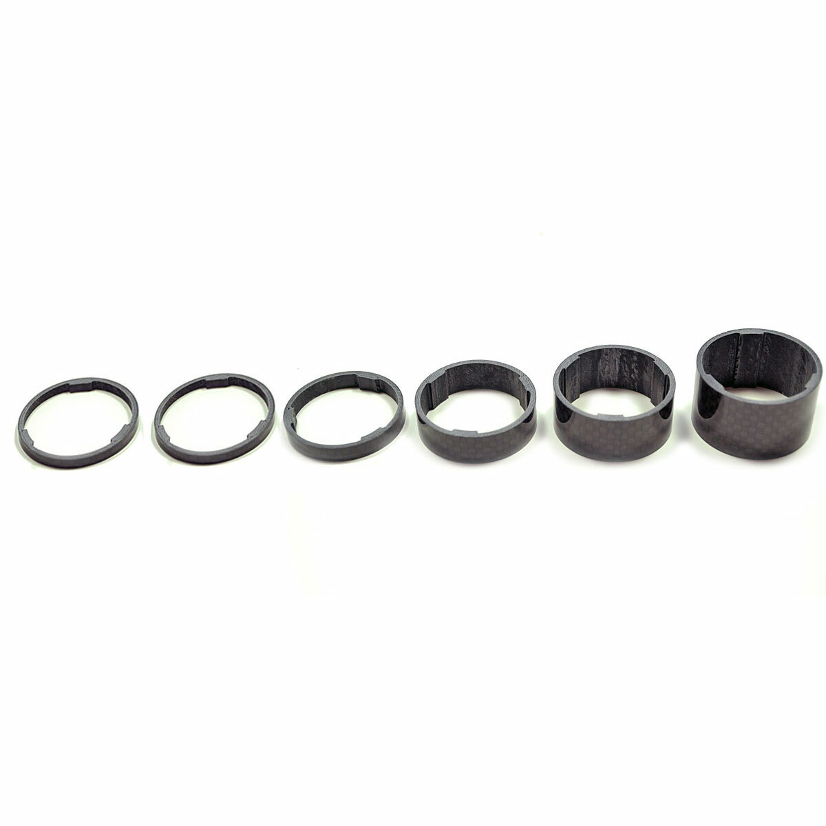 1-1/8″ OMNI Racer WORLDS LIGHTEST Carbon Headset Spacer Set 2,3,5,10,15,20 Gloss