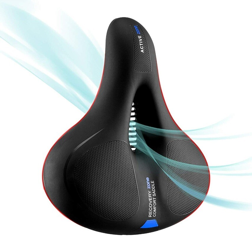 ROCKBROS Bike Seat Comfort Saddle Mountain Bicycle Soft Wide Bike Seat Cushion