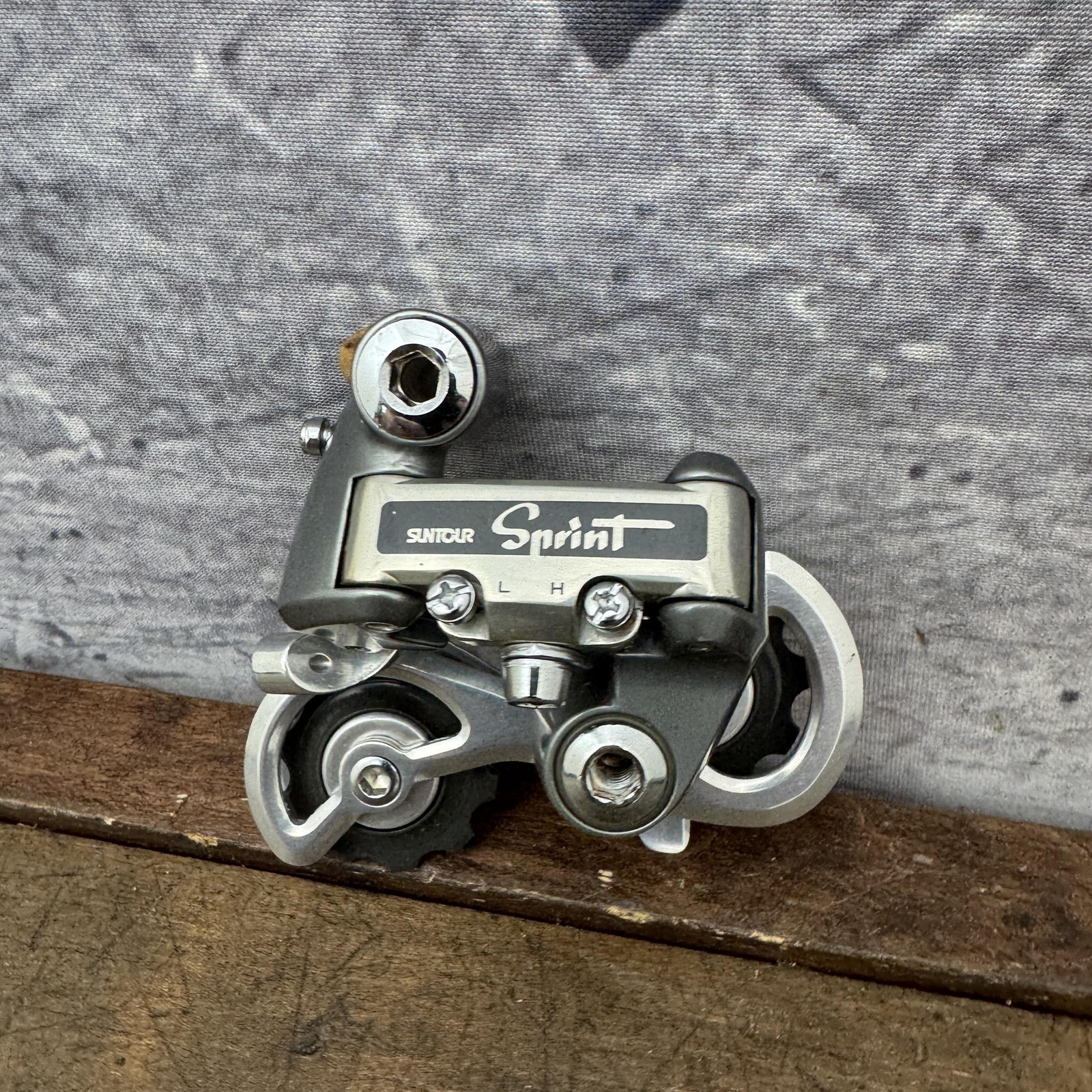 Vintage Suntour Sprint Rear Derailleur Short Cage NOS New Road Bike Japan 185g