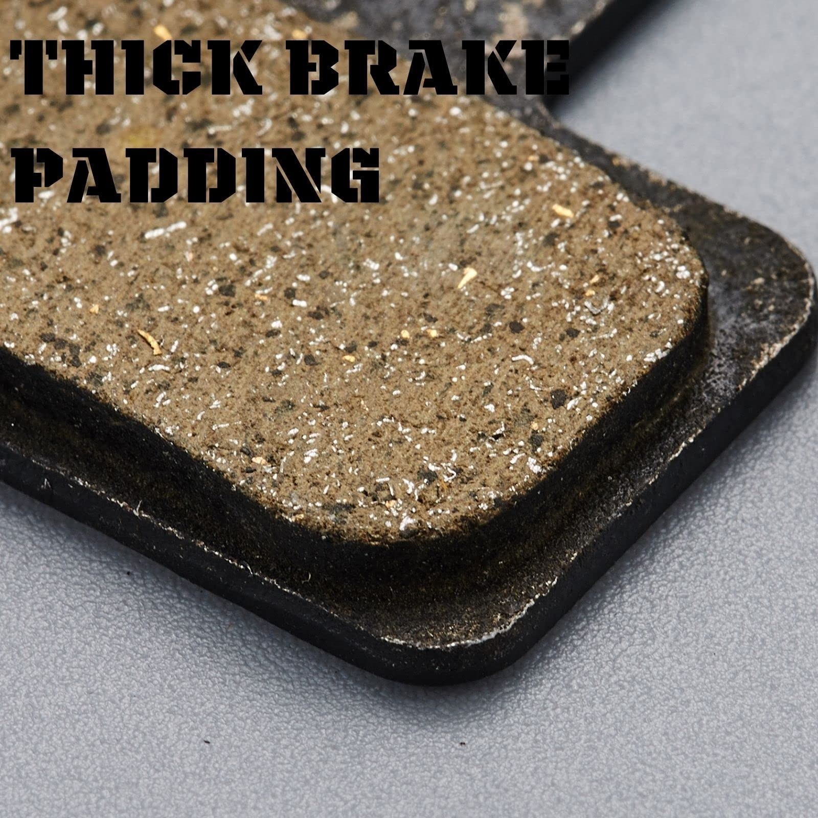 2 Pairs Brake Pads for Shimano Deore TRP Tektro – Resin/Semi-Metallic