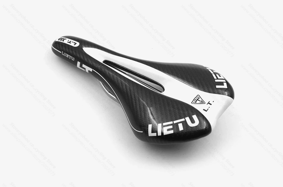 MTB Road Bike Carbon Leather Saddle Cycling Seat Front Cushion Bike Saddle