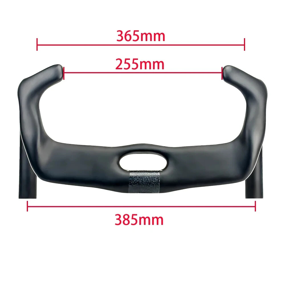 Carbon Fiber Track Cycling TT Bike Handlebars 31.8MM 285/305/325/345/365/385MM