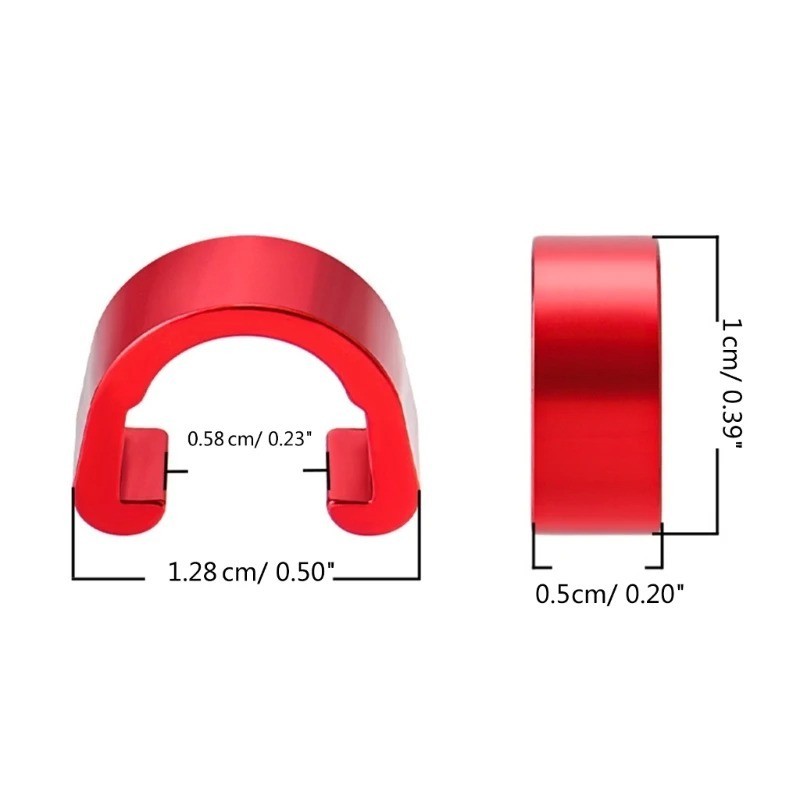 10PCS Bike Brake Cable Housing Clips C-Clip Guide for MTB Road Bi