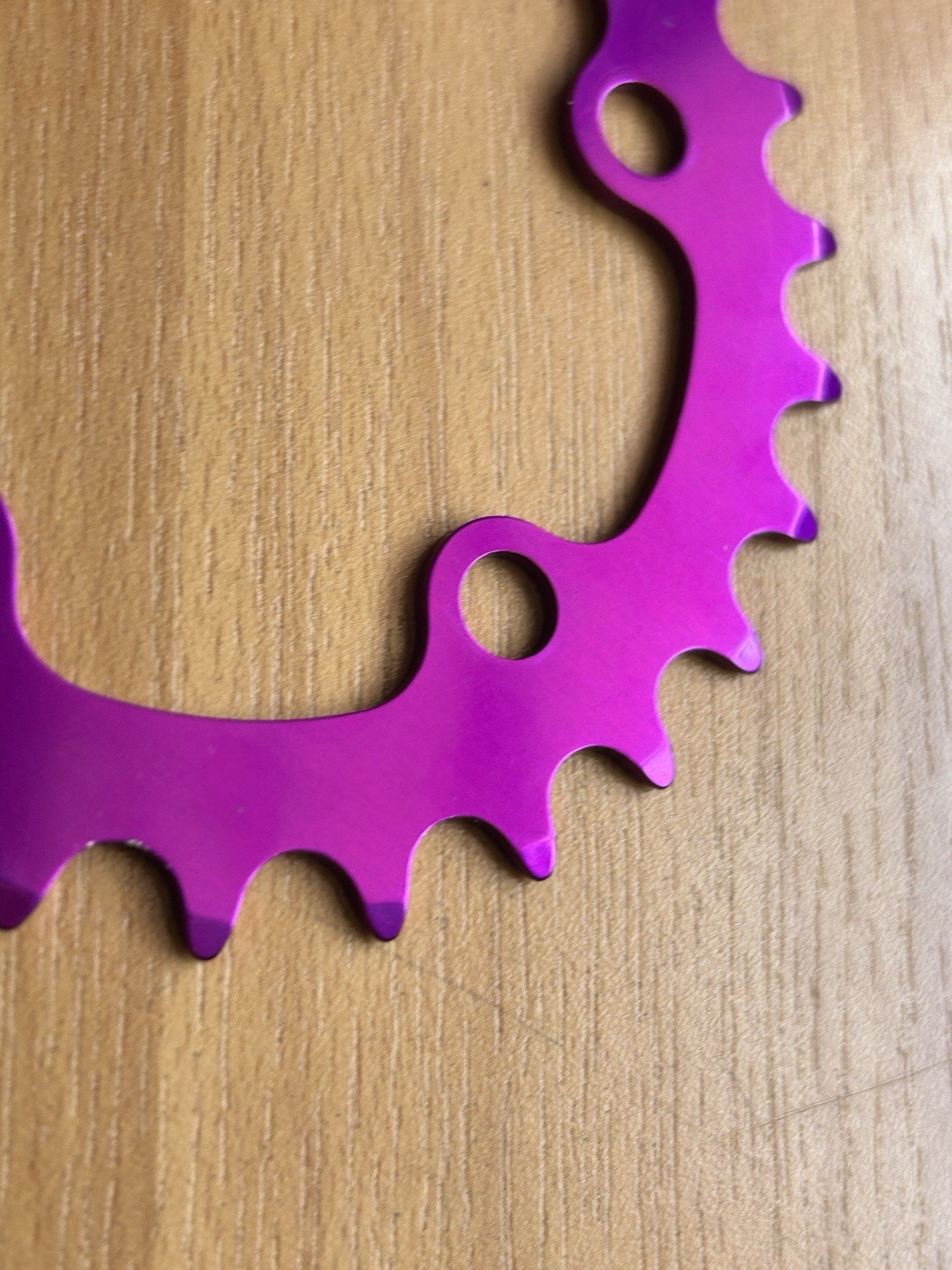 NOS Vintage Kooka 26T Chainring 74 BCD 3DV Purple 90s MTB CNC Grafton Cook Bros
