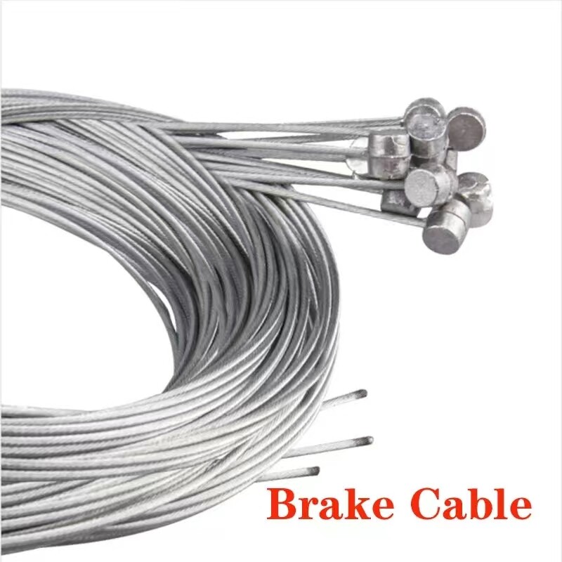 5/10Pcs Bicycle Bike Brake Shift Cables Stainless Steel Front Rear Inner Wire 2M