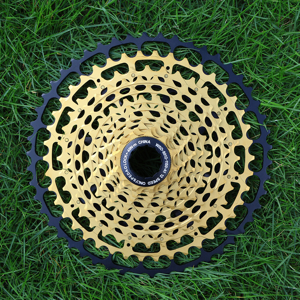 12 Speed MTB Freewheel 11-50T Mountain Bike Cassette CNC Gold For Shimano HG