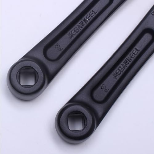 Adjustable Bike Crank Arms 89MM-175MM, Diamond Hole Design for E-Bikes