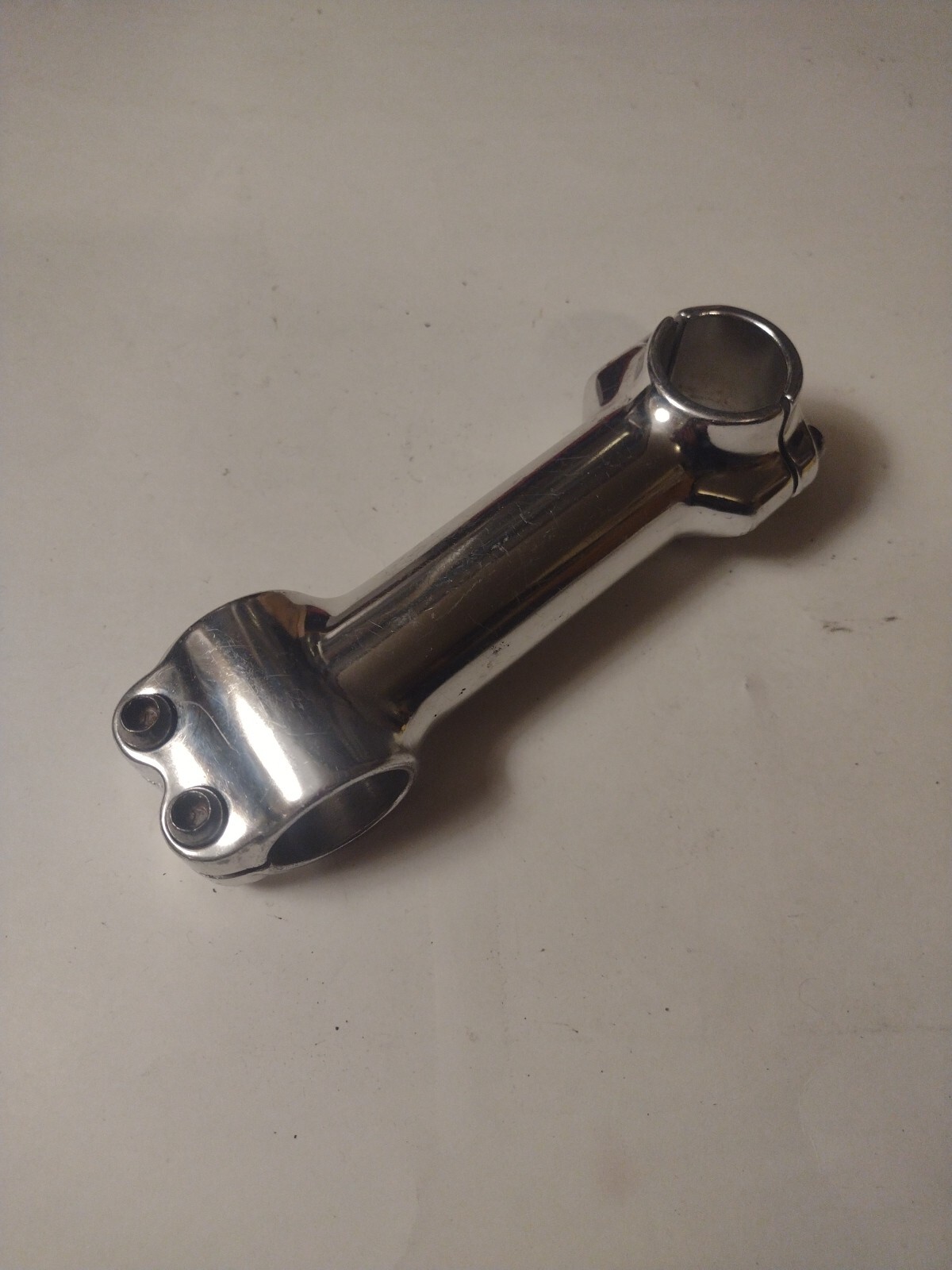 Vintage Silver Threadless Stem 11cm 25.4 Bar Clamp