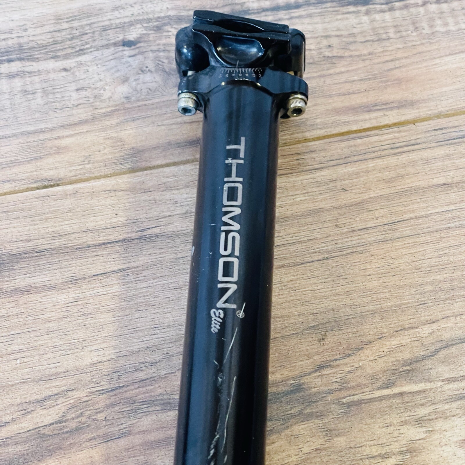 Thomson Elite Seatpost 31.6 x 367 Black Zero 0 Degree
