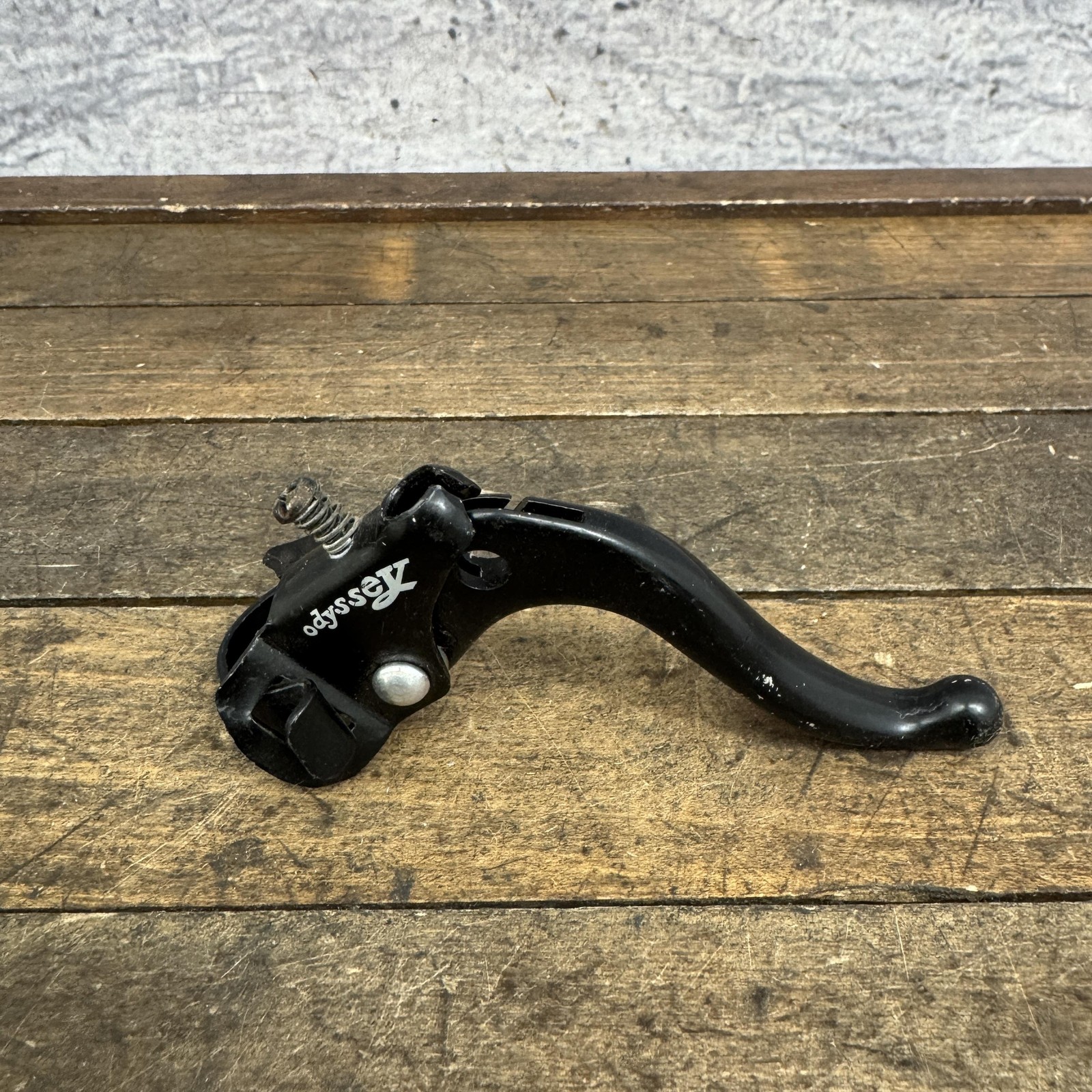 Vintage Odyssey BMX Brake Lever Right Black 2-Finger 22.2mm Clamp BMX Alloy