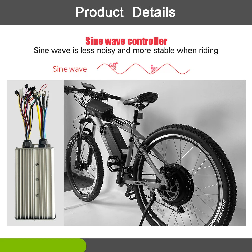 60A Dual Mode Controller with Light Lock Plug for 1000/1500/2000/3000W Motor