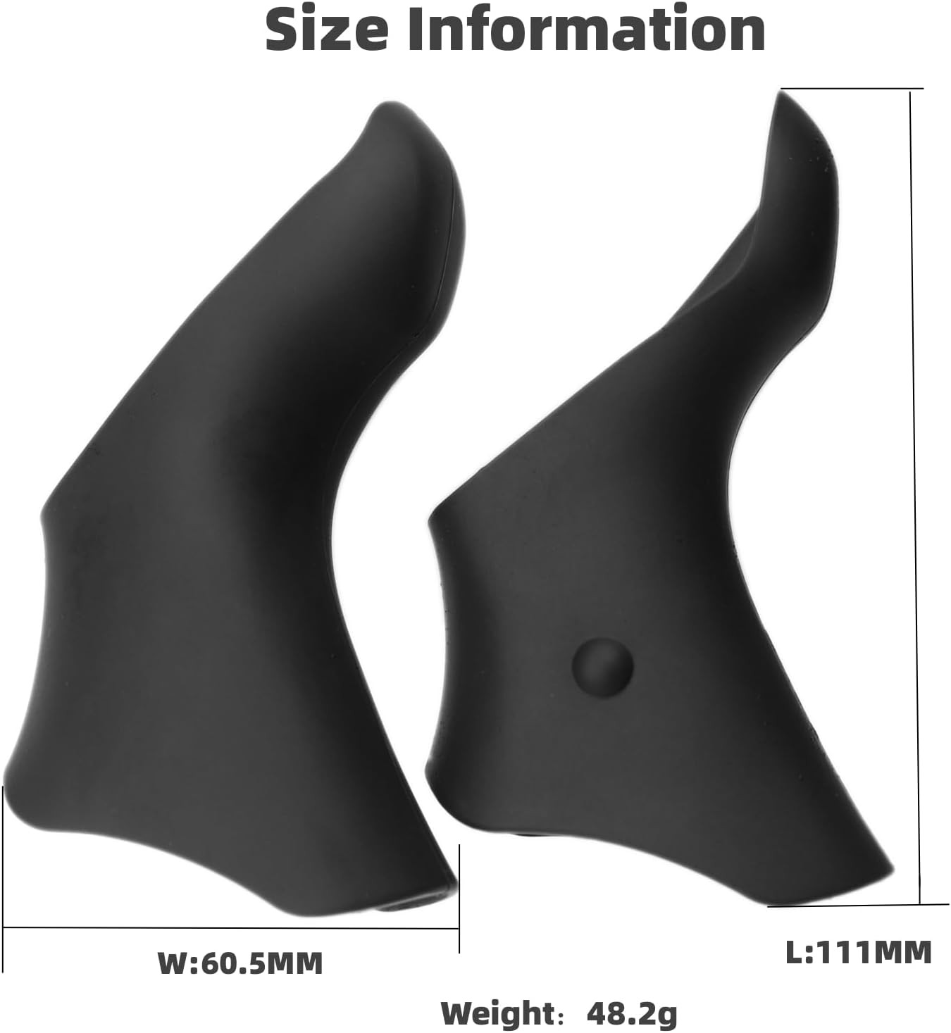 Bike Brake Lever Hoods Black 1 Pair for ST-5600 6600