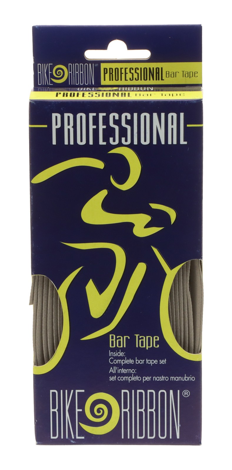 Bike Ribbon Professional Handlebar Tape Foam Silver Weave Faux-Carbon NEW NOS