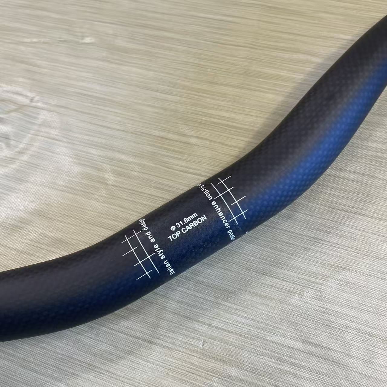 Carbon MTB Handlebar Integrated Stem Mountain Bike Riser Bar Downhill Bike 1-1/8