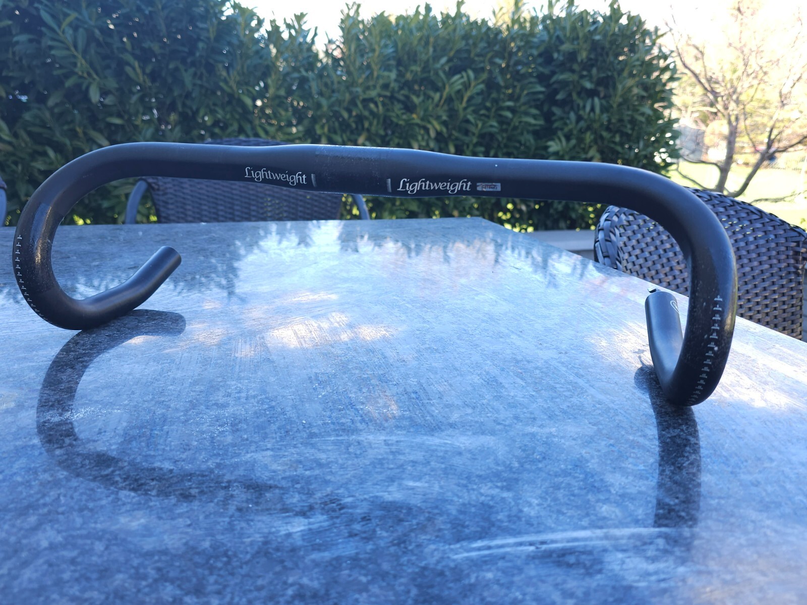 LIGHTWEIGHT Germany Handarbeit Handlebar 44cm Carbon Fiber Drop Handlebar