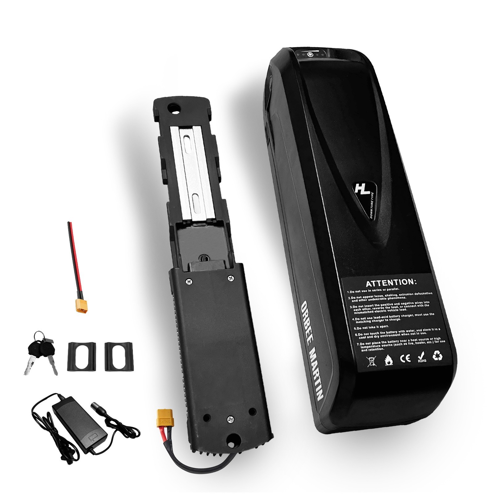 Hailong 36V Lithium Ebike Battery 36V 15Ah Electric Bike Battery 200W-750W