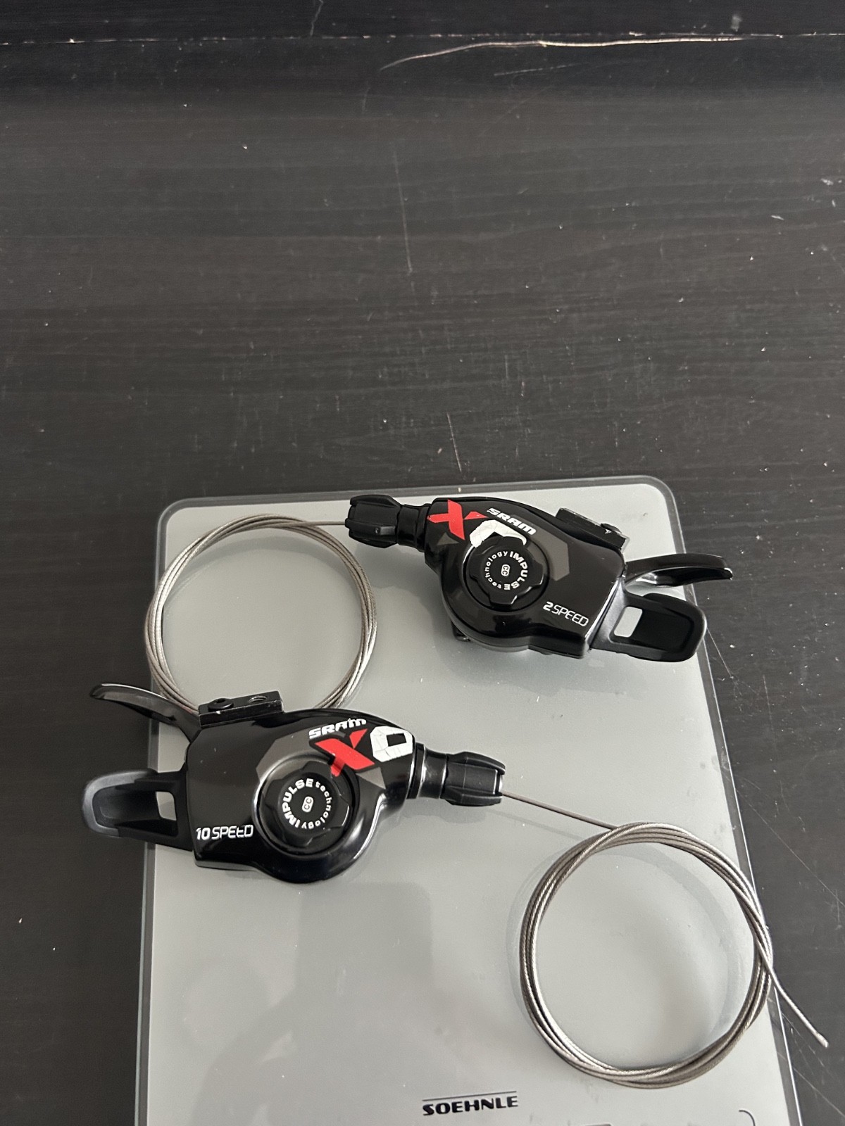 Sram X-0 Trigger Shifters 2x10s Left & Right Shifter Set Black/Red/White