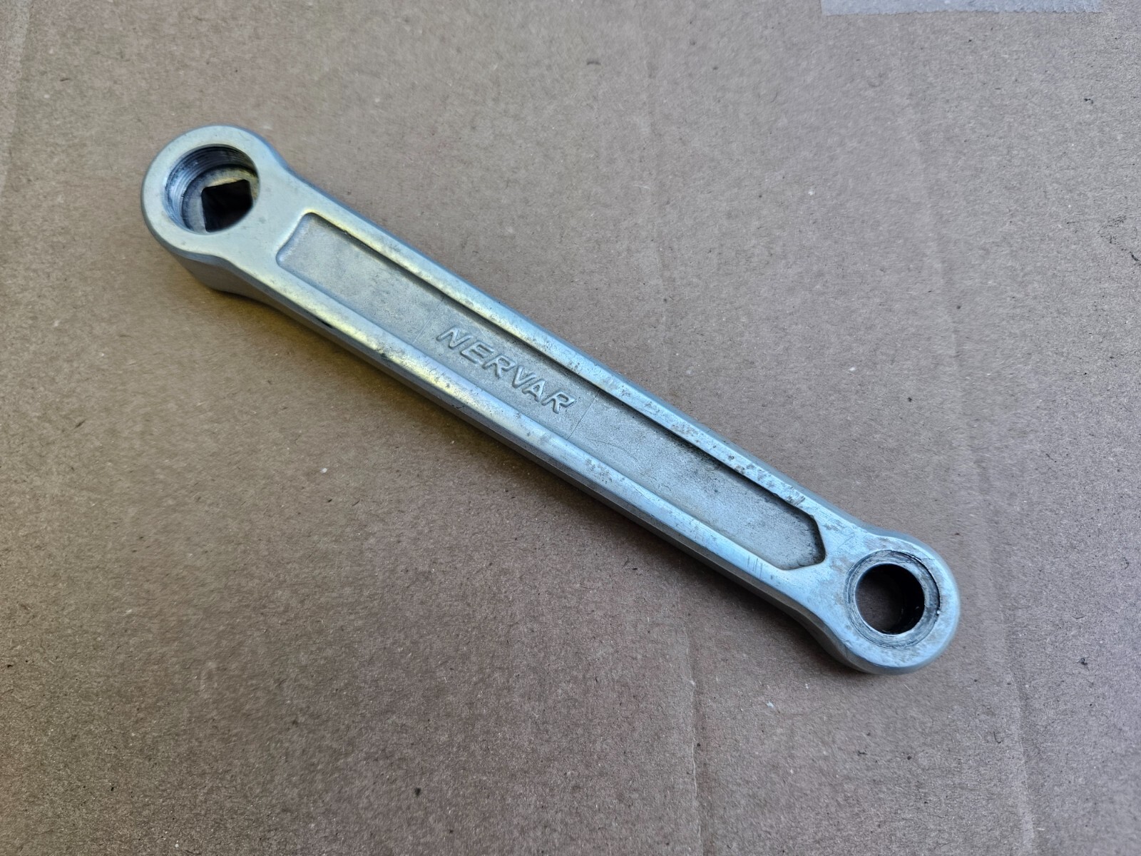 Vintage Nervar 170mm Non Drive Side Crank Arm Road Bike Cotterless Silver
