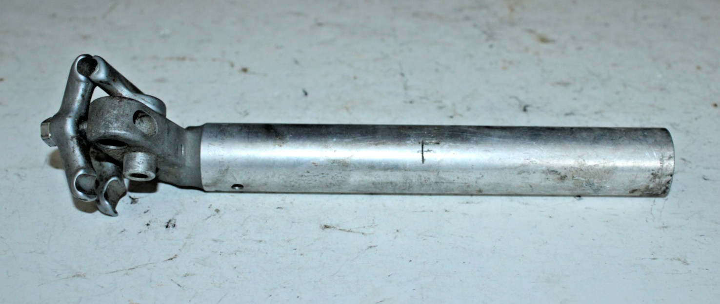 Vintage Campagnolo Seatpost Seat Tube 210/27.2mm 25mm Offset Silver Campy Italy~