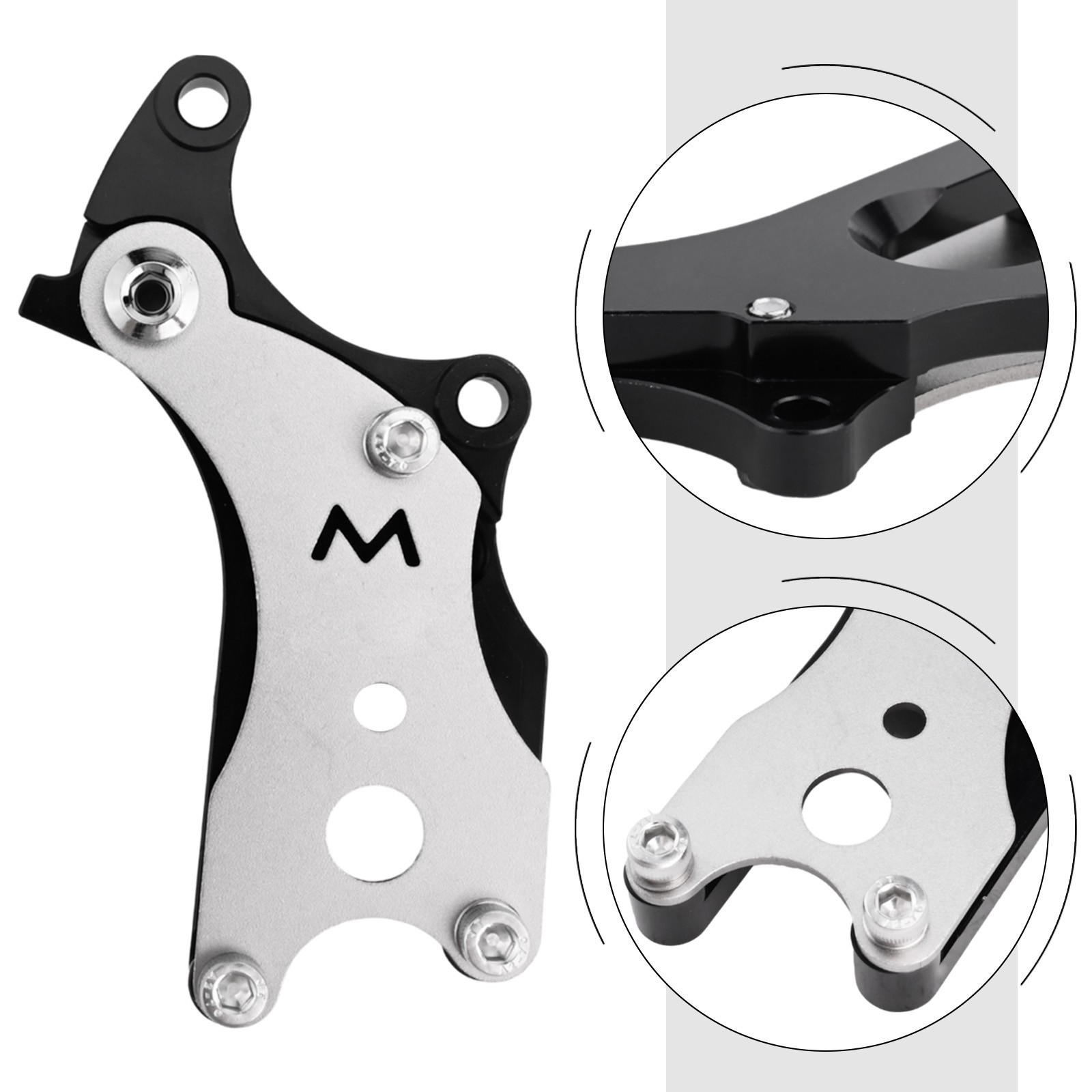 Aluminum alloy conversion kit Convert V brakes to disc brakes on your road bike
