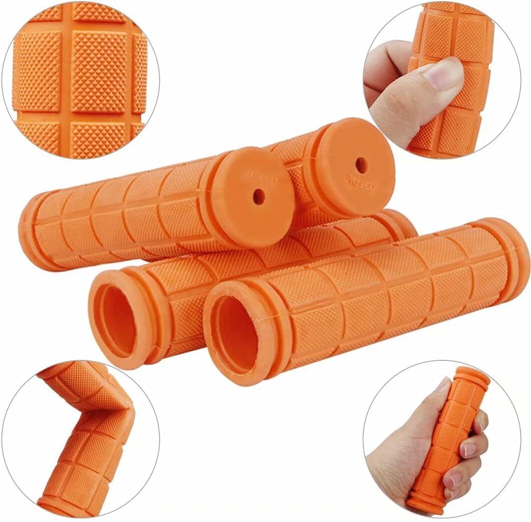 【40% Off】1Pair Kids Bike Handle Grips Non-Slip Rubber Bicycle Handlebar Grip
