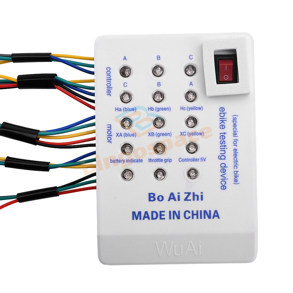 Electro E-bike Scooter Brushless Motor Controller Handlebar Hall Tester 24-72V