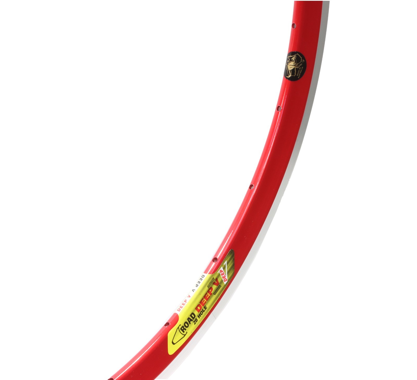 Velocity Deep V Alloy Rim 700c 28H Red MSW Rim Australia Road Bike NEW NOS
