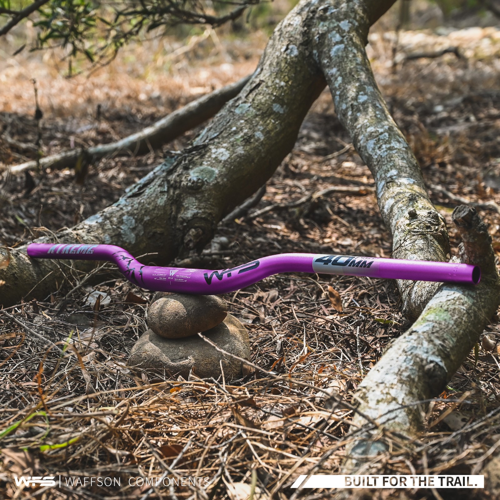 WFS Xtreme 31.8 x 800mm Handlebar 40mm Rise, Purple