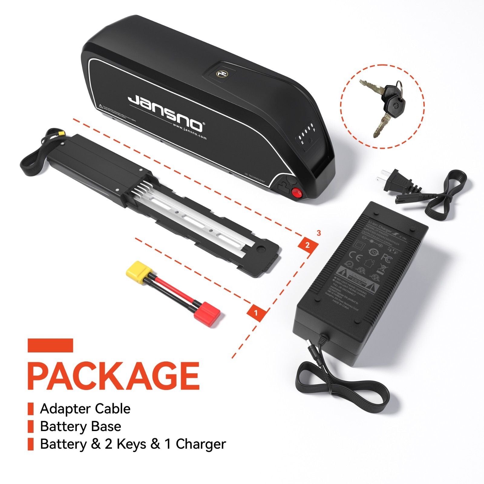 48V 14Ah Electric Bike Rechargeable Battery Lithium For 500W 750W Ebike Bicycle