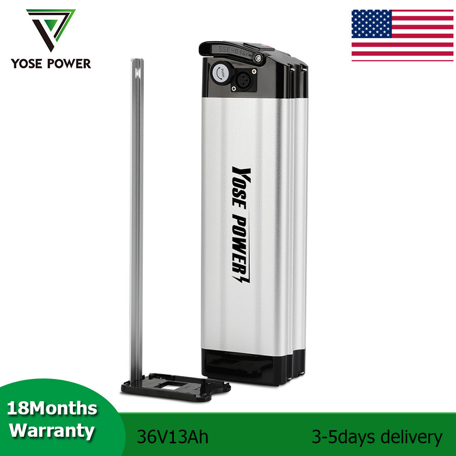 36V Ebike Battery Silverfish Seat Tube Electric Bike Lithium Battery 36V 13Ah