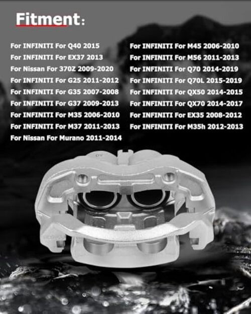 Front Right Brake Caliper Assembly w/Bracket 19B2871 2003 Front Right[19B2871]