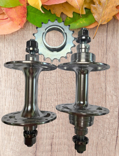Track Double Fix Gear Large Flange Hubs