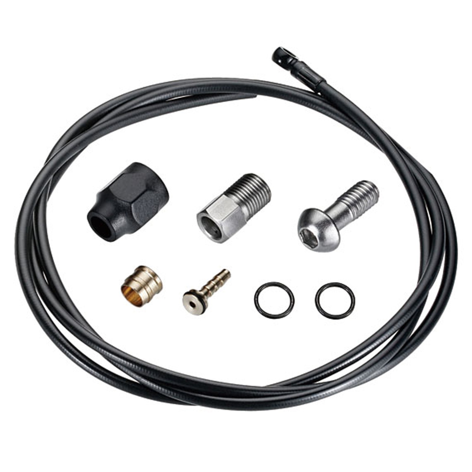 TRP Hydraulic Brake Hose Kit with Banjo, 5.0 x 2000mm Black