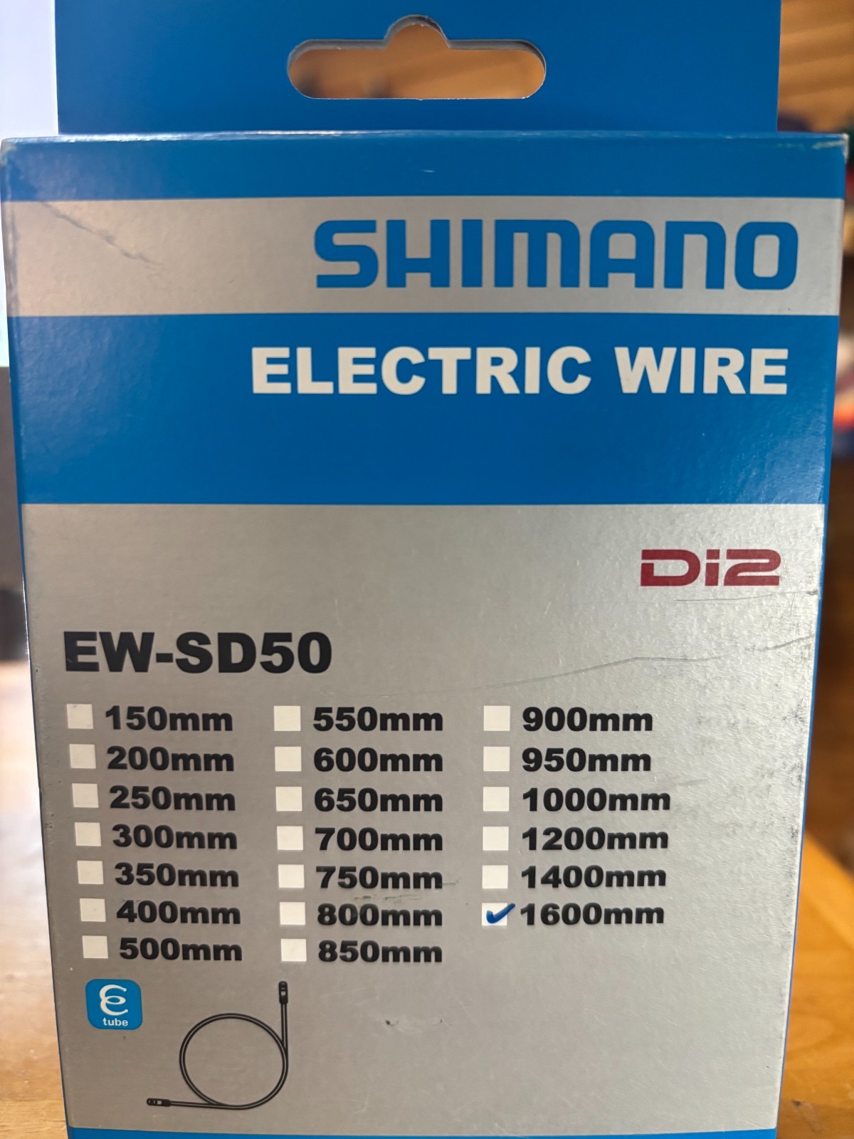 Shimano EW-SD50L Di2 E-Tube Wire, 1600mm