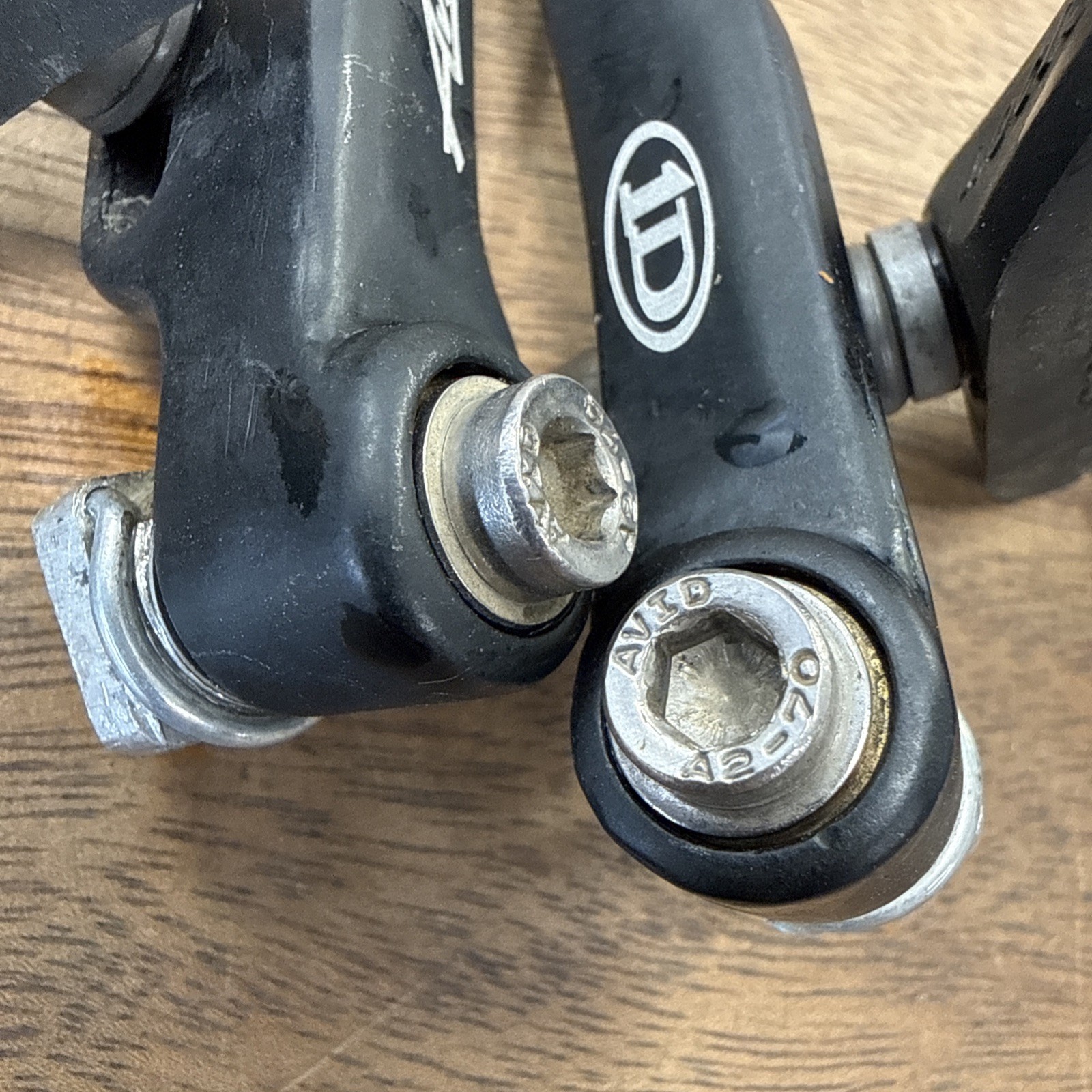Avid Single Digit 1D V-Brake Set Front & Rear Brakeset Black Ritchey Logic Pads