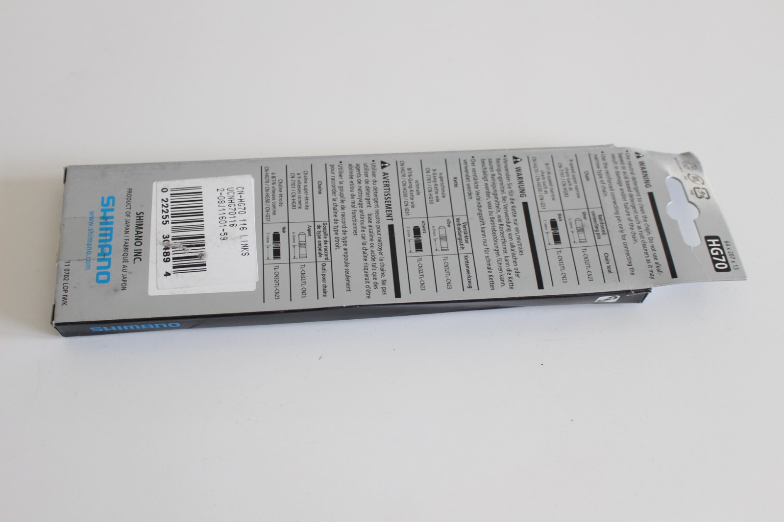 Shimano HG70 Hyperglide Bike Chain 116 L for 6 7 8 Speed NEW