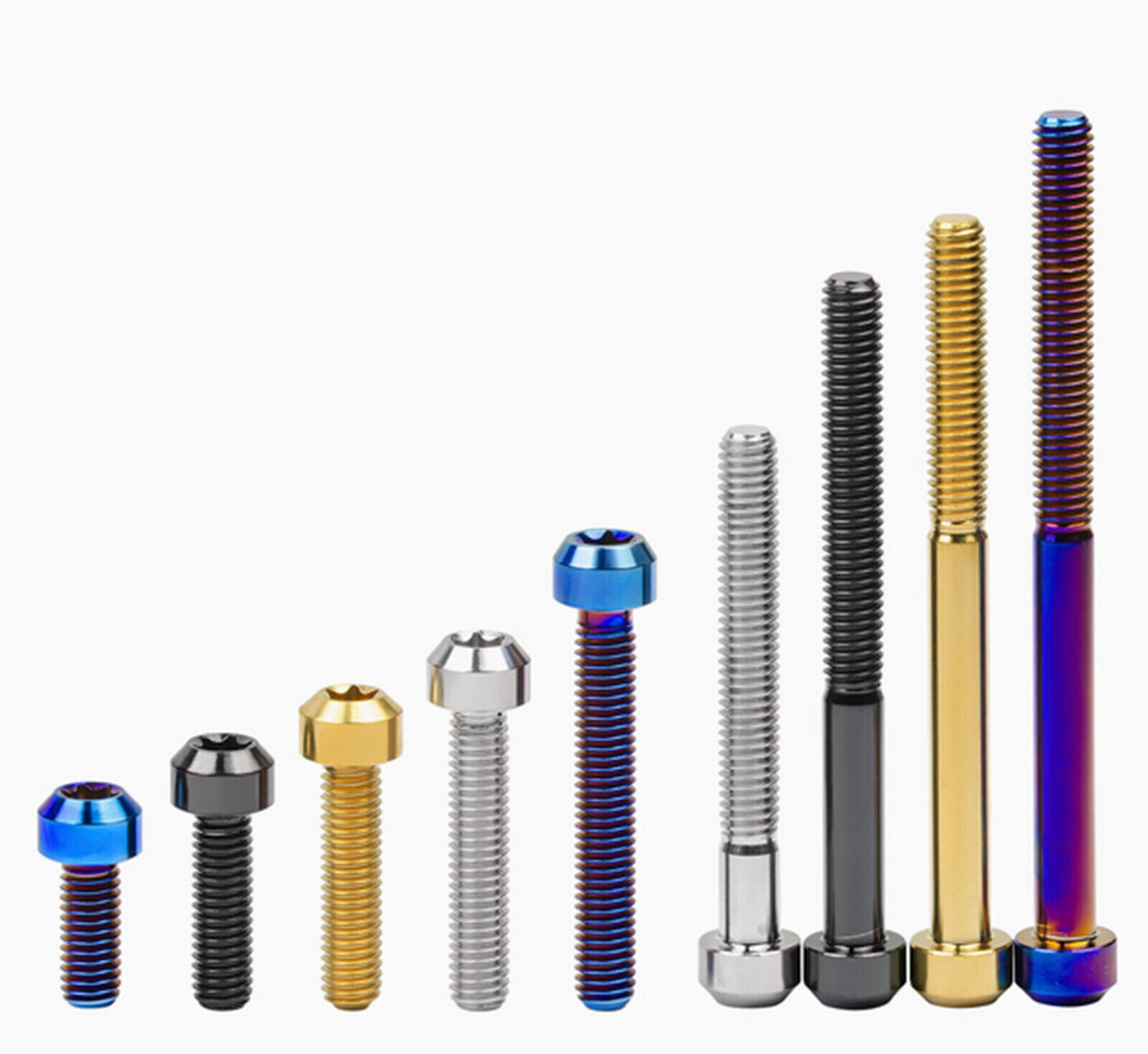 Titanium Bolt M5/M6x10 15 20 25 30 35 40 50 60 70 80mm Chamfered Head Torx Screw