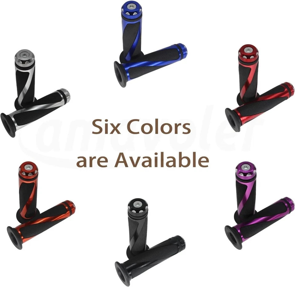 7/8″ 22mm ATV Handlebar Grips Non-Slip Universal for ATV 4 Wheeler Quad red