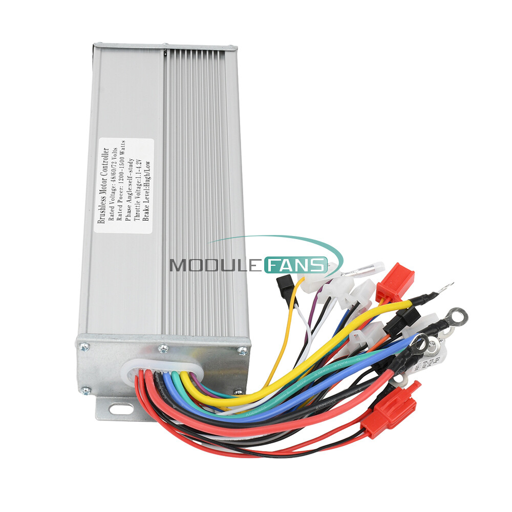 Brushless Controller 500-1500W 5000W Electric Bicycle Controller 36V48V60V64V72V