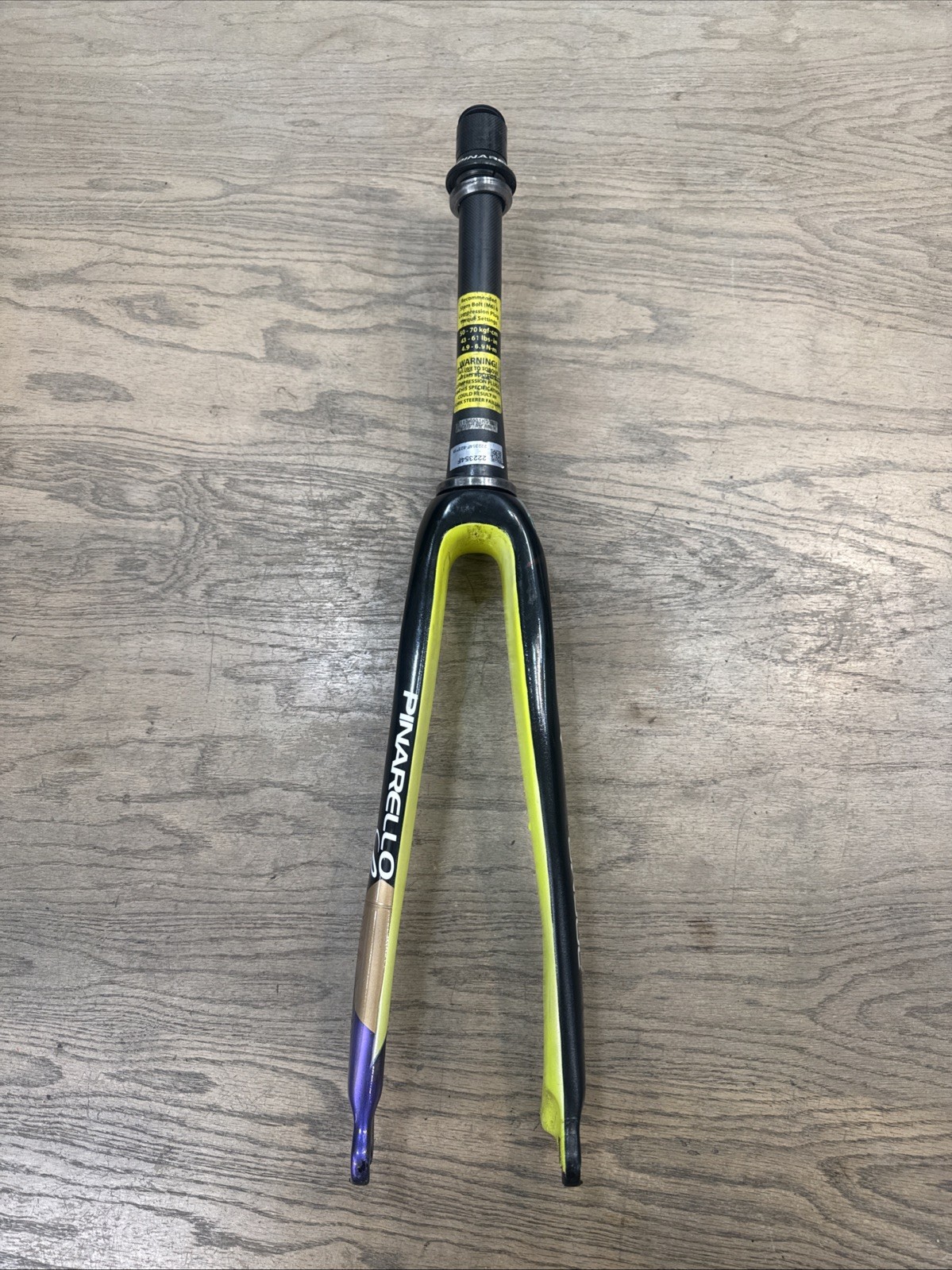 Pinarello Dogma Onda Hydro Carbon Road Bike Fork Tapered QR Post Mount Disc 2015