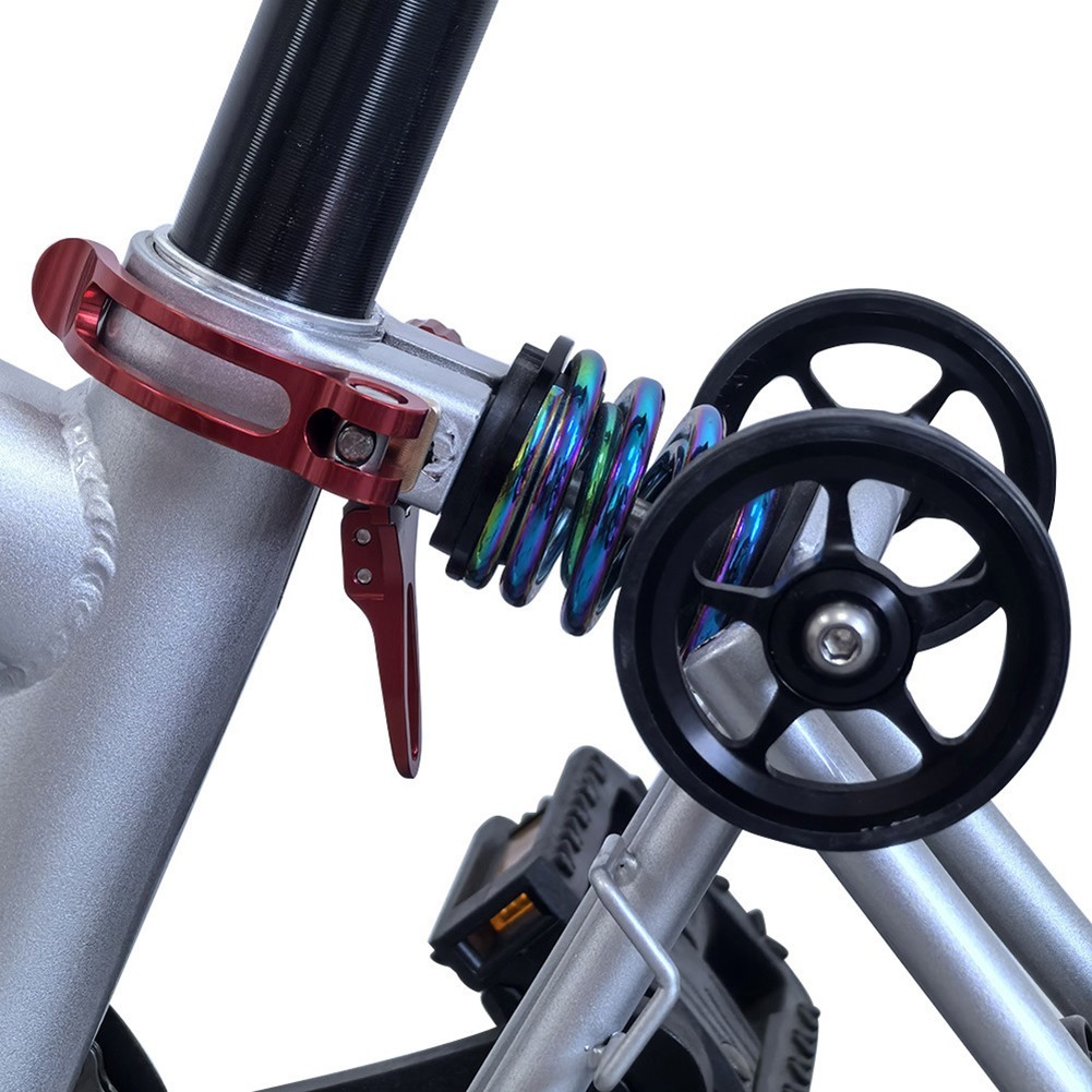 Quick Release Bicycle Seat Clamp Compatible with For Brompton Folding Bikes