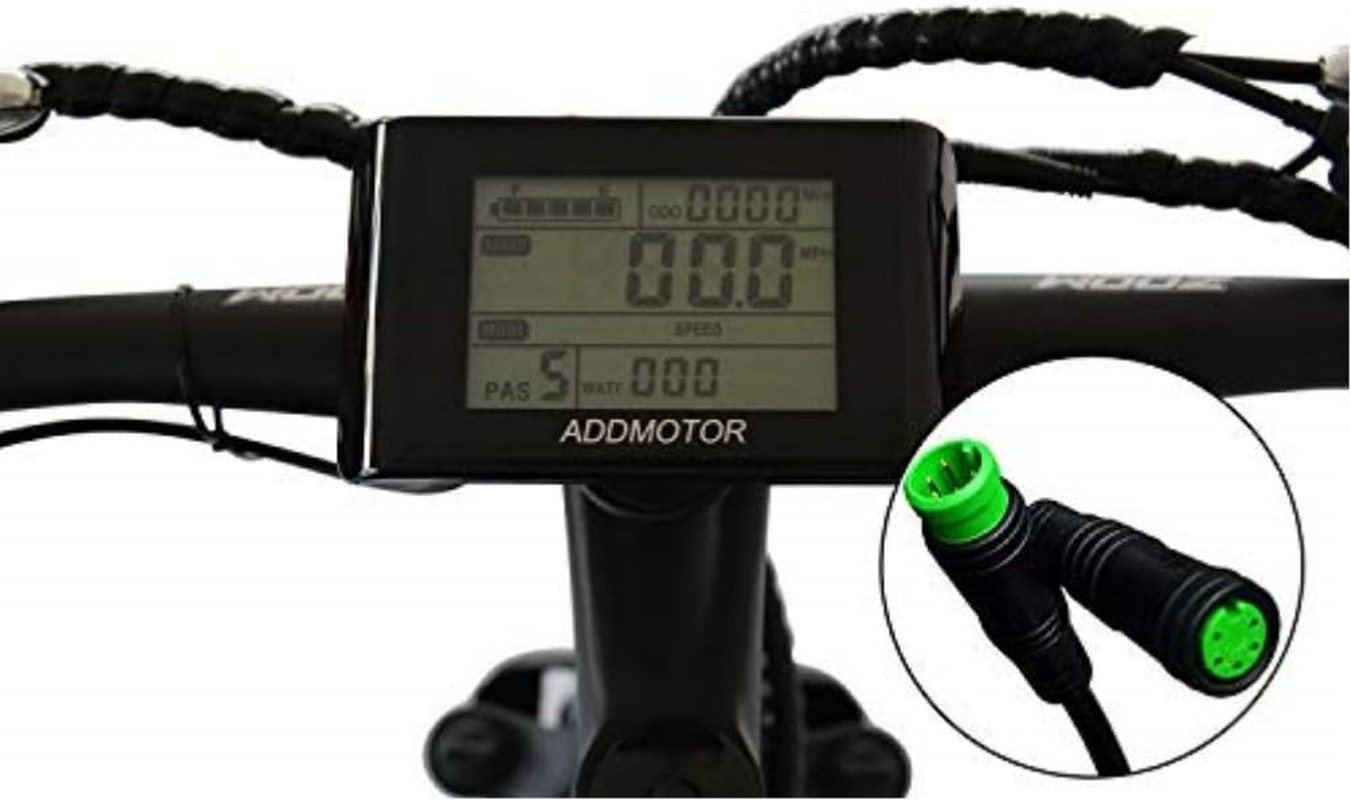 LCD Display Meter 48V Ebike Speed Control Panel Screen Electric Bicycle Computer