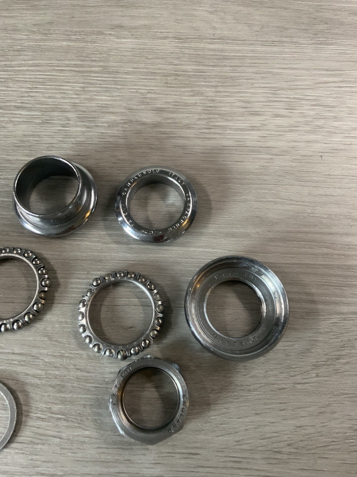 CAMPAGNOLO RECORD HEADSET ONE INCH THREADED BRITISH THREADING STEEL