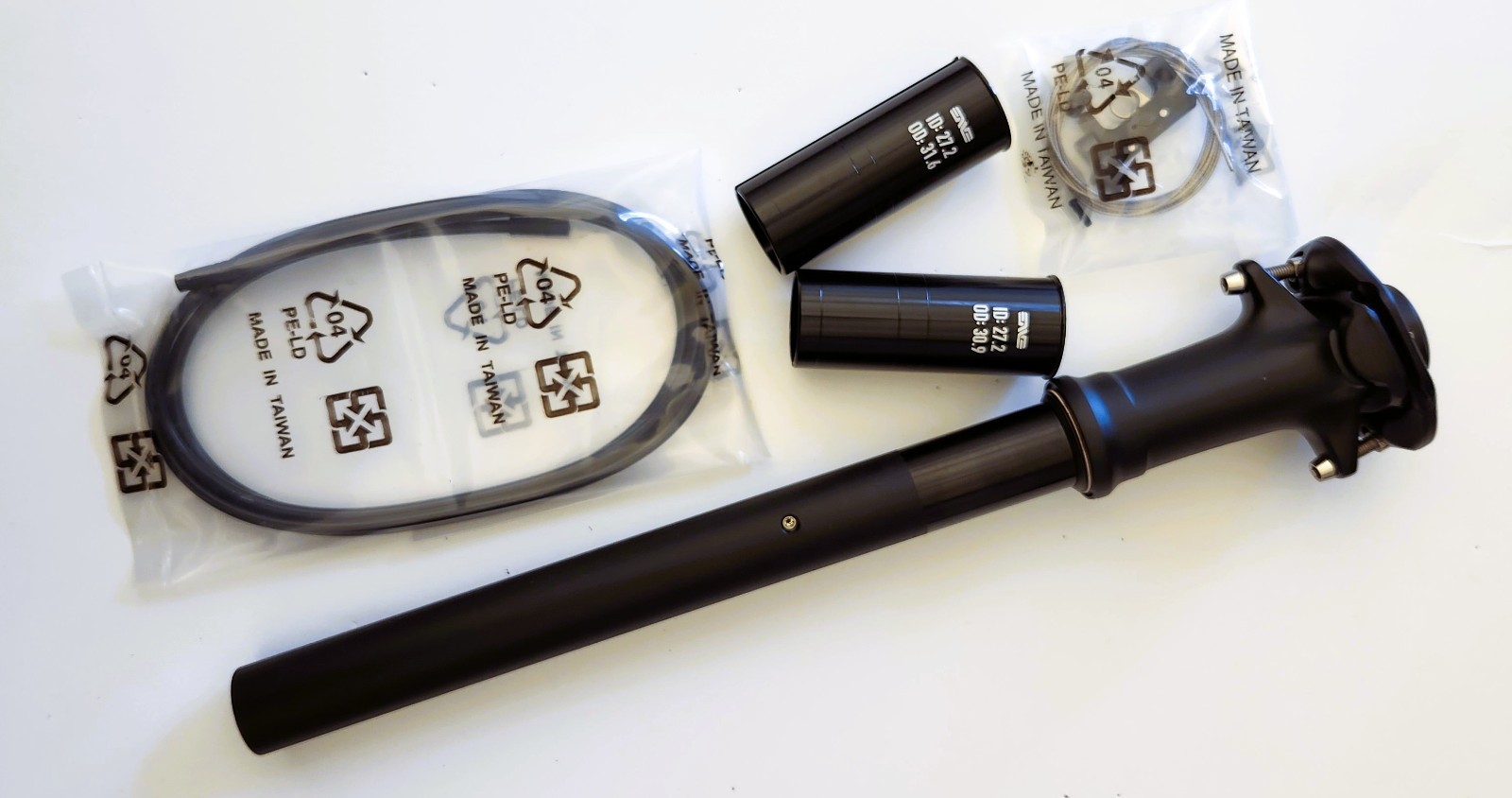 NEW ENVE G Series Dropper post w/Actuator- 40mm Drop Fits 27.2/30.9/31.6 tubes
