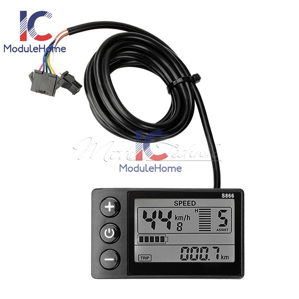 36V48V64V 30A Sine Wave Brushless Motor Controller 750-1500W Driver S866 LCD