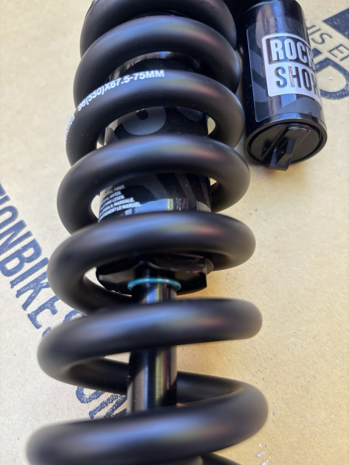 RockShox Super Deluxe Ultimate Coil Rear Shock 225x75mm w/ Coil Spring Black